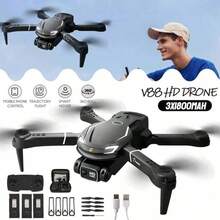 CASRRA Professional High-End XT606 Drone With Long Flight Time, High Definition Camera, WiFi FPV, 4K Camera, Foldable Remote Control Quadcopter Drone With Altitude Hold, Suitable For Beginners, Indoor & Outdoor, Affordable Drone Gift For Men