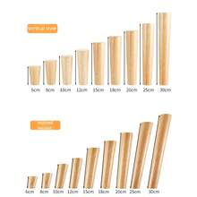 4pcs Furniture Replacement Legs, Solid Wood Material, Upgraded Thicker & Extra Strong Load Bearing, Various Styles & Sizes Available, Complete Accessories For Easy Installation, Suitable For Sofa, Cabinet, Chair, Cupboard, Bed - Multicolor - View 9