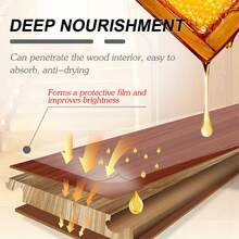 JAYSUING Furniture Polishing Beeswax Organic Natural Pure Waxwear-Resistant Waterproof Wood Scratch Repair Polishing Wooden Floor Maintenance Clean Care Beeswax - Yellow - View 9