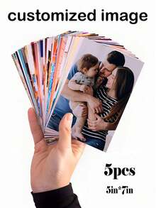 Custom Photo Printing, 10pcs/20pcs/30pcs, High Quality Printing, Holiday Photos, Couple Photos, Customized Christmas Photos - Multicolor - View 12