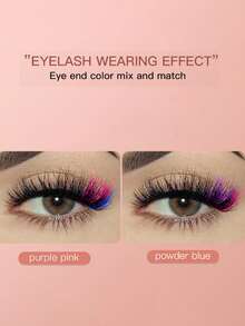 7 Pairs Colorful Fluffy False Eyelashes, Multi-Layer Thick Crossed Faux Mink Lashes, Natural D-Curl Voluminous Curly Eyelashes, 3 Pairs Stage/Party Glitter Lashes, Thick Luminous Glitter Crossed Mink Eyelashes