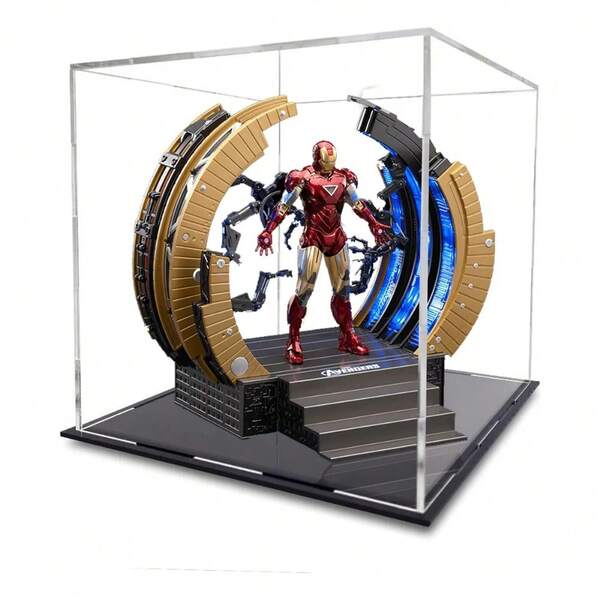 Caja De Exhibición Acrílico Para Colecciones 20x20x20cm