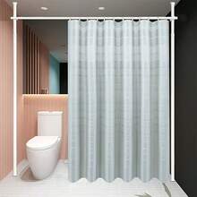 1pc Black/White Room Divider Curtain Rod Vertical Tension Expandable Pole Space Partition Bedroom No Drill Hanging Curtain Divider Curtain Rod - Heavy Duty Freestanding Room Divider, Suitable For Studio And Home, Metal Partition - Multicolor - View 11