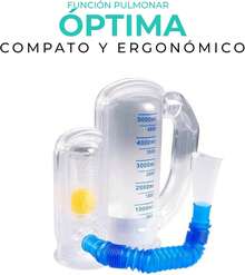 SEVEN MINE SEVEN MINE Espirómetro de Incentivo 5000 ml| Ejercitador Pulmonar y Respiratorio con Indicador de Flujo| Ideal para Terapias en Casa, Postoperatorios y Rehabilitación - 1 - Ver 3