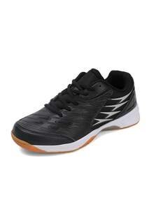 Men's Tennis Shoes - Lightweight Style - Specialized For Rugby Balls - All-Court Shoes Suitable For Indoor And Outdoor Badminton - Training Shoes Suitable For All Courts - Suitable For All Types Of Sports Activities - Black - View 6