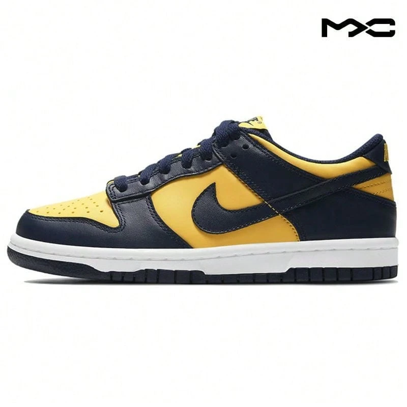Dunk Low 'Michigan' 2021 Blue Varsity-Maize Midnight-Navy White Sneakers Men DD1391-700 - 彩色 - 查看 1