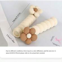 2pcs Flower Pattern Door Knob Protector,Soft Cover To Prevent Collision And Static Electricity, Suitable For Left And Right Anti-Collision Protectors Decorative For Home Insulation,Galentines,Puppy,Carnival,Party Decorations