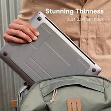Laptop Stand For Desk, Stick-On Computer Stand With Dual-Angle, Ergonomic Laptop Riser Holder For Travel, Foldable & Portable  Stand Fits 11.6inch-16inch Laptops, Silver{Inchcolor_nameinch:InchSilverinch,Inchsize_nameinch:InchAdhesiveVersion-Standardinch} - Silver - View 3
