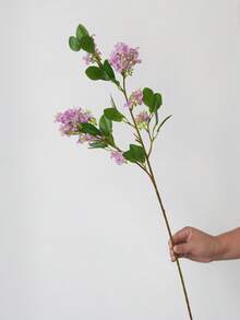 1pc Osmanthus Artificial Flower, Fake Flower Decoration For Wedding, Home, Living Room