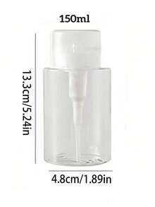 4oz/5oz/6.76oz Empty Squeeze Bottles With Pump, Leak Proof Refillable Travel Bottles For Nail Polish Remover, Makeup Remover, Toner, Lotion, Toiletries, DIY Liquid Storage, Portable Travel Accessories Kitchen Items Kitchen Accessories Kitchen Kitchen Tools