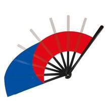 1 件球迷旗帜，足球迷折叠手扇，德国、法国、意大利、西班牙国旗道具