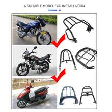 Cajón Trasero para Moto 45L con 2 Candados de  Impermeable para Casco y Equipaje, Accesorio Universal - Multicolor - Ver 3