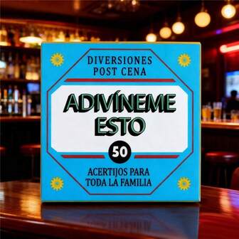 Un conjunto de 7 cm x 7 cm de juego de cartas en español, perfecto para reuniones con amigos, noches de juegos familiares y un regalo imprescindible para Navidad y Halloween. Estas populares tarjetas de entretenimiento después de la cena presentan 50 indicaciones para conexiones profundas.