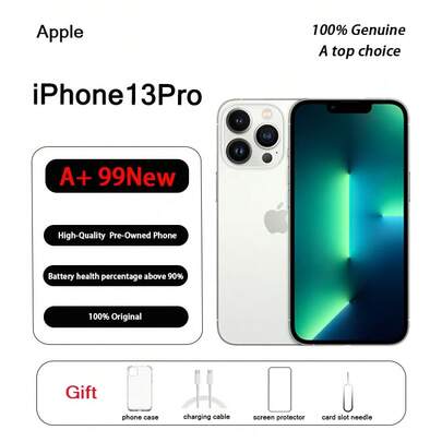  A+, iPhone 13 Pro usado de Apple, producto original y auténtico en condición como nuevo (99% nuevo); teléfono móvil, teléfono, regalo de funda de membrana
