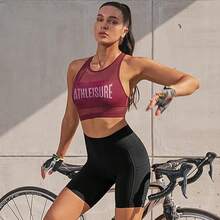 Shorts Deportivos Mujer, 2 Artículos Leggins Deportivos Cortos con Dos Bolsillos, Ajuste Ceñido para Ayudar Recoge Barriga y Lifting de Glúteos, Adecuados para Fitness, Yoga, Running y Ciclismo - G - Ver 7