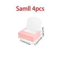 10pcs - Pink Gift Boxes With Lids And Ribbons, Suitable For Bridesmaid Invitation Boxes, Wedding Gift Boxes, Birthday Gift Boxes, Baby Shower Boxes, Valentine's Day Gifts, Etc. - Pink - View 12