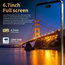 Mobile phone I14 Pro Max hot smartphone 6.7 inch HD+ screen 16+1 Android 8.1