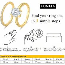 Cubic Zirconia Gold Rings Women Non Tarnish  Dainty 14K Gold Plated Stackable Princess Cut Engagement Ring Set Wedding Promise Rings Her Jewelry Size 6 8 9 10 11 - E-2 件橢圓形訂婚戒指 + 10 - 查看 5