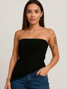 Women Tops - 白色 - 查看 4