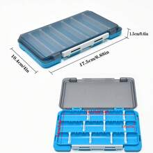 钓具盒可组装成钓鱼配件工具收纳盒、鱼钩盒、假饵盒、鲤鱼垂钓用品盒 - 彩色 - 查看 6