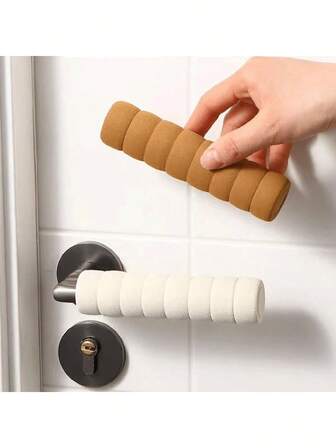 ドアハンドル保護カバー 1/2/4個入り 衝突防止 静電気防止 子供用 厚手 スパイラル ドアハンドル 衝突防止カバー