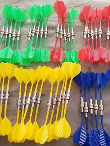 3-10pcs Set Bright Magnetic Darts, 85mm, Suitable For Indoor Games And Parties, Random Colors - Multicolor - View 8