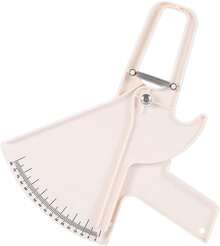 Calibrador de Grasa Corporal Calibradores de Pliegues Cutáneos Personales Herramienta de Medición para Medir con Precisión el IMC Pliegues en la Piel Probador de Medición de Pérdida de(blanco) - Negro - Ver 8