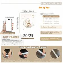 1 pieza, Arte de pared de lienzo, Decoración enmarcada para guardería, Pintura decorativa de oso de peluche. Características: Un oso de peluche sentado en una luna creciente, un oso de peluche sentado en una nube, un oso de peluche sosteniendo un globo. Ideal para: Decoración de habitación infantil, Decoración de guardería, Decoración de habitación de bebé, Decoración de jardín de infantes, Decoración de habitación de niño/niña, Decoración de sala de juegos