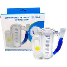 SEVEN MINE SEVEN MINE Espirómetro de Incentivo 5000 ml| Ejercitador Pulmonar y Respiratorio con Indicador de Flujo| Ideal para Terapias en Casa, Postoperatorios y Rehabilitación - 1 - Ver 9