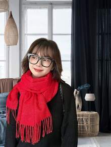 New Classic High-End Fashionable Double-Sided Cashmere Warm Scarf, Versatile For Couples, Teachers, Students, Birthday Gifts, Warm Long Thick Neck Warmer, Japanese/Korean Style Boyfriend Gift