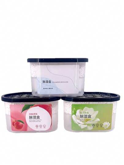 1个/2个装大号除湿盒 - 吸湿衣柜除湿器，适用于不易燃橱柜，内含吸湿袋，可用作干燥剂，具有除湿除臭功能，并能有效去除甲醛。它还能有效防止潮湿和霉菌，是宿舍和学生的理想之选。春夏精选、伴娘礼物、房间、卧室装饰、海滩、旅行、男士、女士、度假、妇女节、旅行必备、婚礼回礼、Y2K、卧室、女士汽车配件、厨房装饰、可爱小物