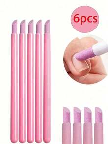 12pcs Nail Care Kit - Quartz & Ceramic Carving Polishing Pens, 45 Degree Cuticle & Skin Remover, Nail Polish, Nail Buffer, Nail Gel, Natural Nail Care - Multicolor - View 14