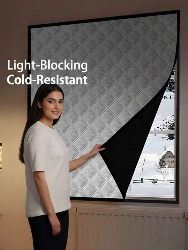 Winter Thermal Curtains – Easy Install Warm Drapes, Windproof & Noise-Reducing, Perfect For Bedroom, Living Room & Kitchen