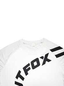 DONUTFOX 2025 Men's Cycling Long Sleeve T-Shirt, Mountain Bike Cycling Jersey, Downhill Cycling Jersey, Mountain Bicycle T-Shirt, Motorcycle Off-Road T-Shirt, Endurance Off-Road T-Shirt White Spring - White - View 4