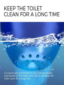 JUE FISH 1/2pcs Automatic Toilet Cleaner, Durable Toilet Rose Cleaning Box, Toilet Deodorizer, Toilet Odor Remover, Urine Stain Remover, Bathroom Toilet Cleaning Agent, Automatic Toilet Cleaning Tool, Strong Degreasing, Bathroom Cleaning Supplies, Household Small Tool - Multicolor - View 5