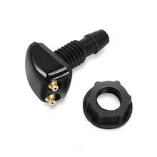 Upgrade 2pcs Durable Nylon Car Windshield Washer Nozzles - Fits Most Vehicles, Rain Brush System - Multicolor - View 4