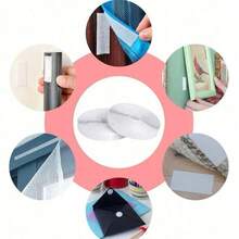 1卷可重复使用的扎带，多用途线缆整理器，电脑和电视线缆管理，数据线整理器，桌面收纳 - 彩色 - 查看 6