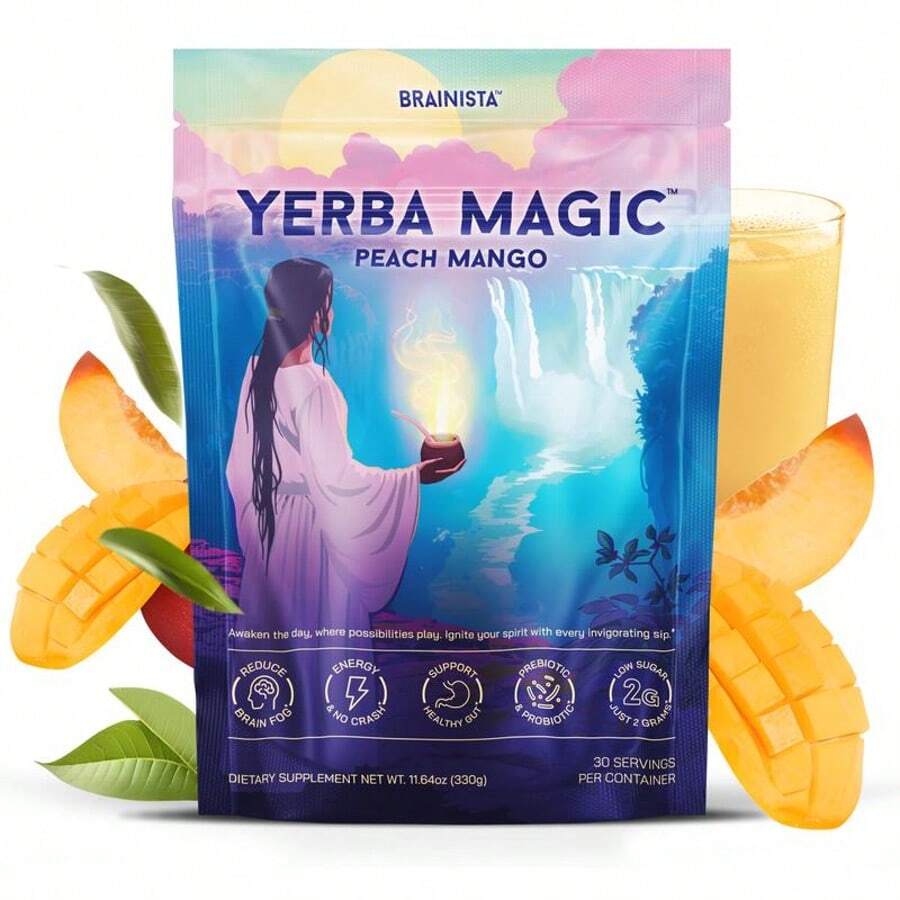 Peach Mango Infused Yerba Mate Instant Tea | Yerba Mate 30-Serving Powder (1 Pack) - 其他 - 查看 1