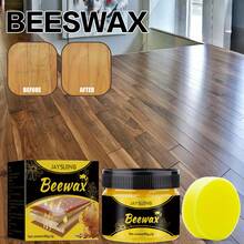 JAYSUING Furniture Polishing Beeswax Organic Natural Pure Waxwear-Resistant Waterproof Wood Scratch Repair Polishing Wooden Floor Maintenance Clean Care Beeswax - Yellow - View 12