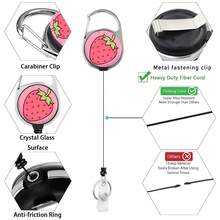 1 Conjunto (Clipe de Crachá + Porta-Cartão) Porta-Crachá Casual, Carretel Retrátil de Crachá, Acessório Minimalista para Assistente Médico, Chaveiro Resistente, Protetor de Porta-Cartão de Identificação, Adequado para Enfermeiras, Professores, Estudantes, Trabalhadores de Escritório, Mulheres, Homens, Funcionários - Rádio