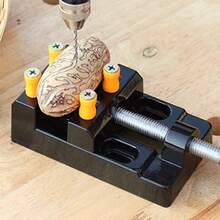 Mini Bench Vice Clamp Mini Flat Clamp Table Jaw Drill Press Vise Opening Parallel Table Vise For Watch Repairing Jewelry Walnut Nuclear Clip DIY Sculpture Grinding Craft Carving Bed Tools - Black - View 3