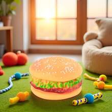Relaxing Hamburger, Creative Stress-Relieving Toy With Slow-Rise Simulation Food! Perfect Choice For Birthday Gifts, Mother's Day, And Graduation Season! Squeeze And Squeeze Fun Toy - Orange - View 11