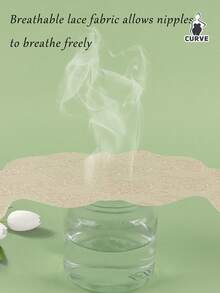 2/4 Pairs Plus Size Breathable Invisible Lace Lift Bra Tape, Random Printed, Suitable For Strapless Wedding Dresses, Lift Bra Tape For Large Bust - Multicolor - View 8