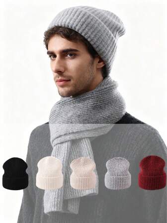 1pc Men's Winter Hat, Thick & Warm For Cycling, Suitable For Daily Wear