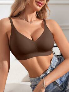 3pcs/Set Wireless Jelly Bra, Comfortable & Soft Women's Fashion Bra - Multicolor - View 9