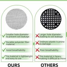 50pcs/100pcs Round Plant Support Net - Soil Retention And Drainage Protection, Suitable For Garden And Lawn Care