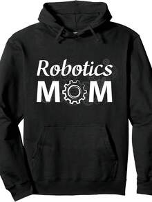 Proud Robotics Mom - Wos Robot Pullover Hoodie - Style 8 - View 1