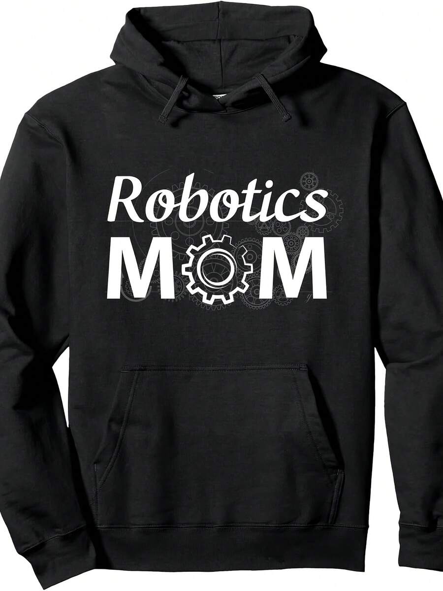 Proud Robotics Mom - Wos Robot Pullover Hoodie - Style 8 - View 1