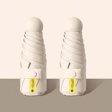 1/2pcs Mini Foldable Multi-Color Umbrella, Portable Pocket Umbrella, Multipurpose UV Protection Umbrella, Suitable For Sunny And Rainy Days, Travel, Outdoor Activities, With Plastic Handle,Spring Summer Picks,Brides Maid Gifts,Room,Bedroom Deccor,Bedroom Deccor,Beach,Travel,For Men,For Women,Vacation - Multicolor - View 23