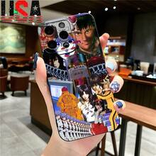 Estilo simple y elegante Anime Visual para iPhone 16/15/14/13/12/11 ProMax/Plus con funda protectora de cobertura total anti-caída y anti-deslizamiento, funda suave de TPU, funda de silicona de color dopamina, múltiples colores disponibles, Cyberpunk Festival Tech negro - Blanco - Ver 5